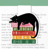 Magnetic Bookmark | Cat & Books - Papier Plume