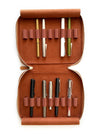 Eng Leather Co. - 18 Slot Apple Leather Pen Case Camel (Vegan) - Papier Plume