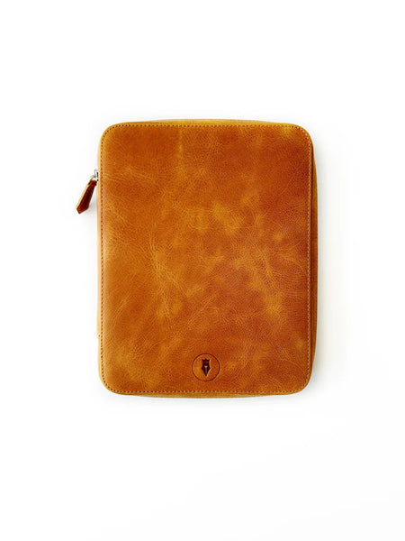 Eng Leather Co. - 18 Slot Leather Pen Case Autumn Golden Leaf - Papier Plume