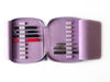 Eng Leather Co. - 18 Slot Leather Pen Case light lavender - Papier Plume
