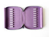 Eng Leather Co. - 18 Slot Leather Pen Case light lavender - Papier Plume