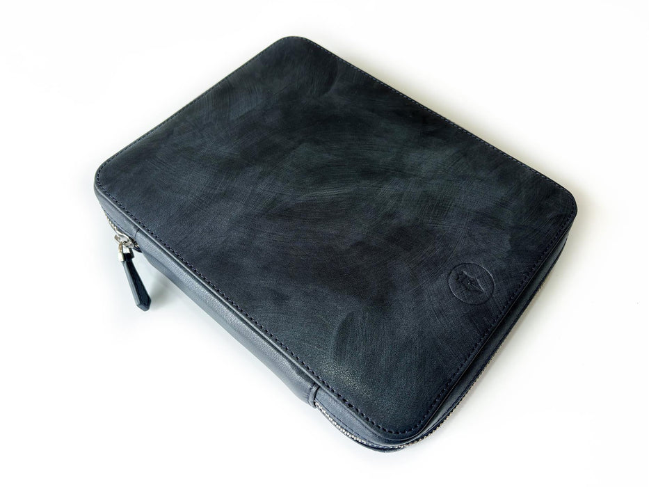 Eng Leather Co. - 18 Slot Leather Pen Case Night Storm - Papier Plume