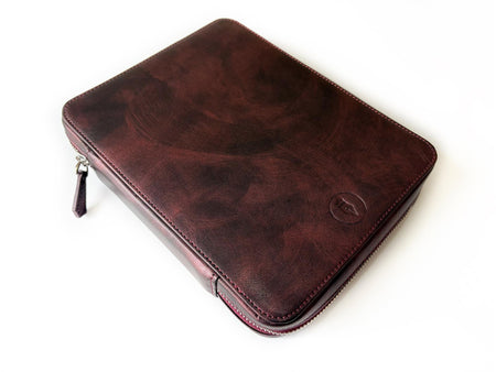 Eng Leather Co. - 18 Slot Leather Pen Case Northen Galaxy Light - Papier Plume