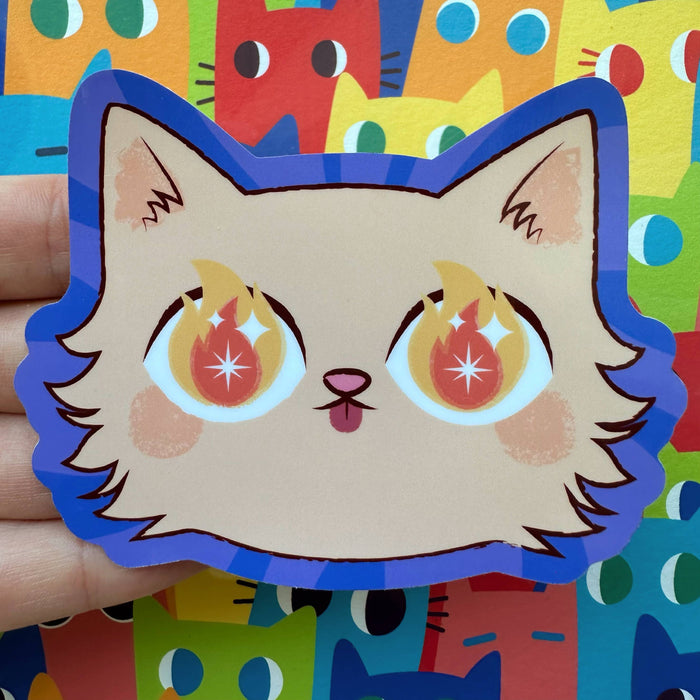Impassioned Kitty Glossy - Sticker