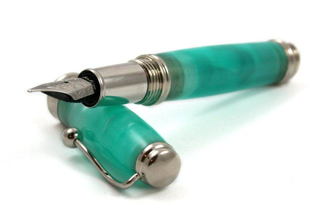 Jean-Pierre Lepine - Indigo Classic Murano - Fountain Pen - Blue Green - Papier Plume