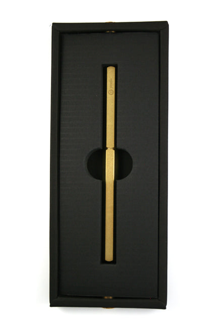 Y Studio Classic Revolve brass rollerball pen with sleek design and polished finish, ideal for writing and everyday use.