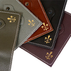 Refillable Italian leather latch journal or 2025 daily planner in large size, featuring a sophisticated design and secure closure.