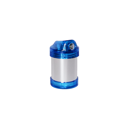 KUM 451s Ice shiny drum pencil sharpener with a sleek design and sturdy construction for precise sharpening.