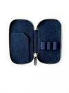 Eng Leather Co. - 3 Slot - Leather Pen Case Mineral Grey - Papier Plume