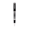 Pelikan Souverän M805 fountain pen with metal sleeve, featuring a black body and gold accents, displayed on a white background.
