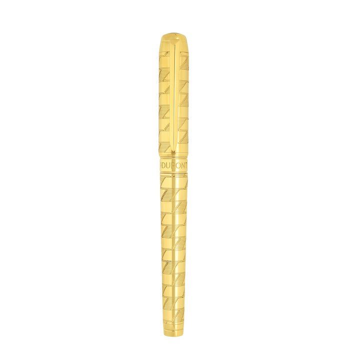 S.T. Dupont Line D Eternity Monogram 1872 - Fountain Pen- Gold - Papier Plume
