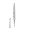 S.T. Dupont Line D Eternity Monogram 1872 - Fountain Pen- Silver - Papier Plume