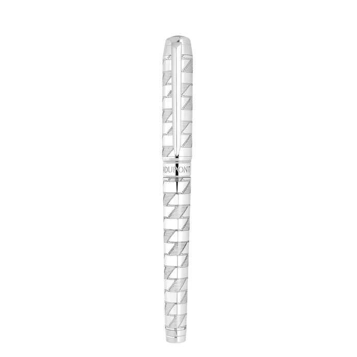 S.T. Dupont Line D Eternity Monogram 1872 - Rollerball - Silver - Papier Plume