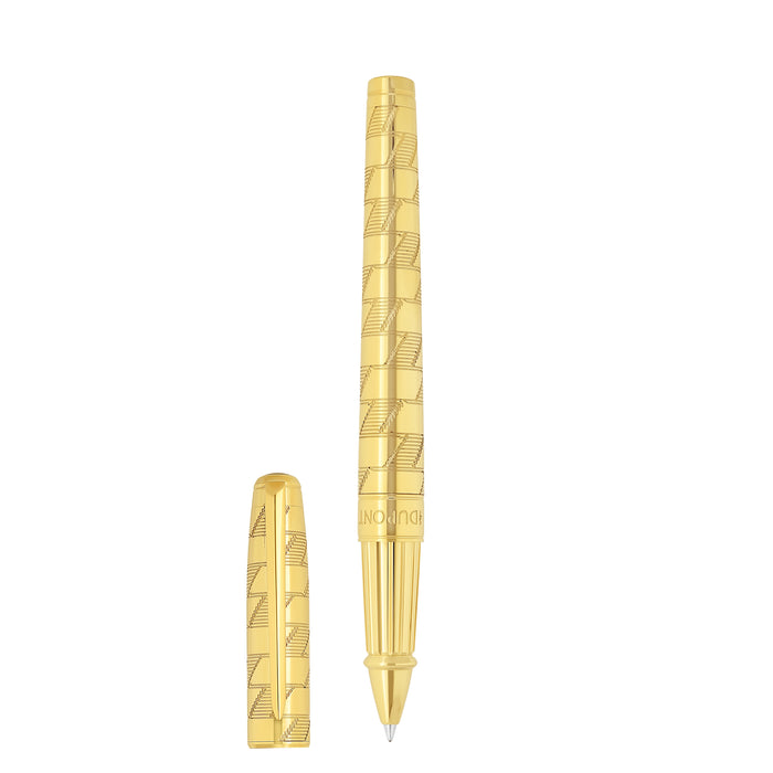 S.T. Dupont Line D Eternity Monogram 1872 - Rollerball - Gold - Papier Plume