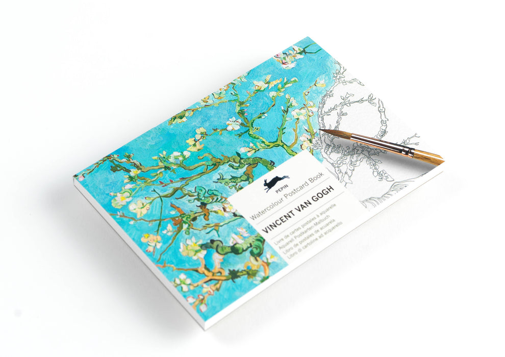 Vincent Van Gogh Watercolour Postcard Book - Papier Plume