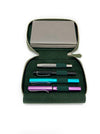 Eng Leather Co. - 4 Slot Leather A6 Pen Case - Dark Olive Green - Papier Plume