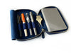 Eng Leather Co. - 4 Slot Leather A6 Pen Case - Navy Blue - Papier Plume