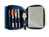 Eng Leather Co. - 4 Slot Leather A6 Pen Case - Navy Blue - Papier Plume