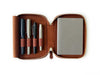 Eng Leather Co. - 4 Slot Leather A6 Pen Case - Walnut Brown - Papier Plume