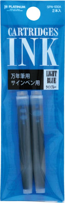 Luxury Brands of America Platinum Preppy Ink Cartridge in black, compatible with Preppy pens, shown in close-up image.