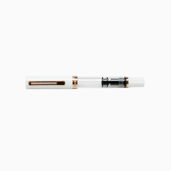 Twsbi - Eco - White RoseGold- Fountain Pen - Papier Plume