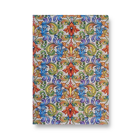 Kartos soft cover A5 Flores journal with floral design, featuring a smooth cover and lined pages for writing and note-taking.