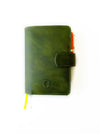 Eng Leather Co. - A6 Size - Leather Notebook Cover Jungle Green - Papier Plume