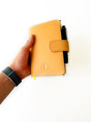Eng Leather Co. - A6 Size - Leather Notebook Cover Aged Natural - Papier Plume