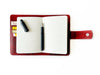 Eng Leather Co. - A6 Size - Leather Notebook Cover Flat Burgundy - Papier Plume