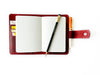 Eng Leather Co. - A6 Size - Leather Notebook Cover Flat Burgundy - Papier Plume