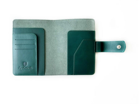 Eng Leather Co. - A6 Size - Leather Notebook Cover NorthenGreen - Papier Plume