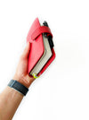 Eng Leather Co. - A6 Size - Leather Notebook Cover Ruby Red - Papier Plume