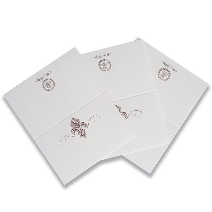Alexa Pulitzer - Baroque Fleur de Lis - Place Cards - Papier Plume