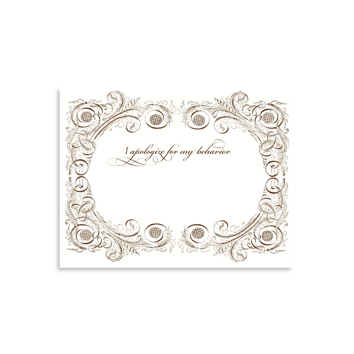 Alexa Pulitzer - Apology - Greeting Cards