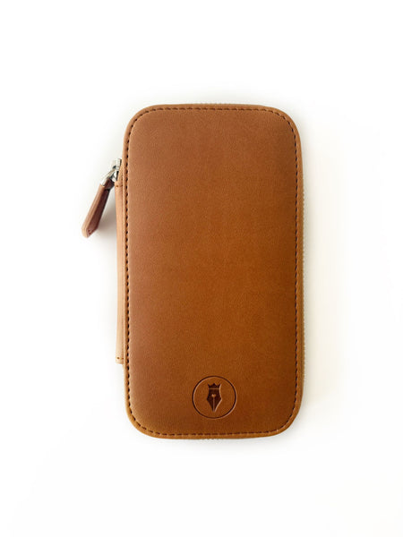Eng Leather Co. - 3 Slot - Vegan Pen Case Camel - Papier Plume