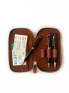 Eng Leather Co. - 3 Slot - Vegan Pen Case Camel - Papier Plume