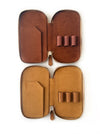 Eng Leather Co. - 3 Slot - Vegan Pen Case Camel - Papier Plume