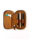 Eng Leather Co. - 3 Slot - Vegan Pen Case Camel - Papier Plume