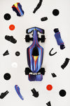 Assembli Race Car octane blue parts