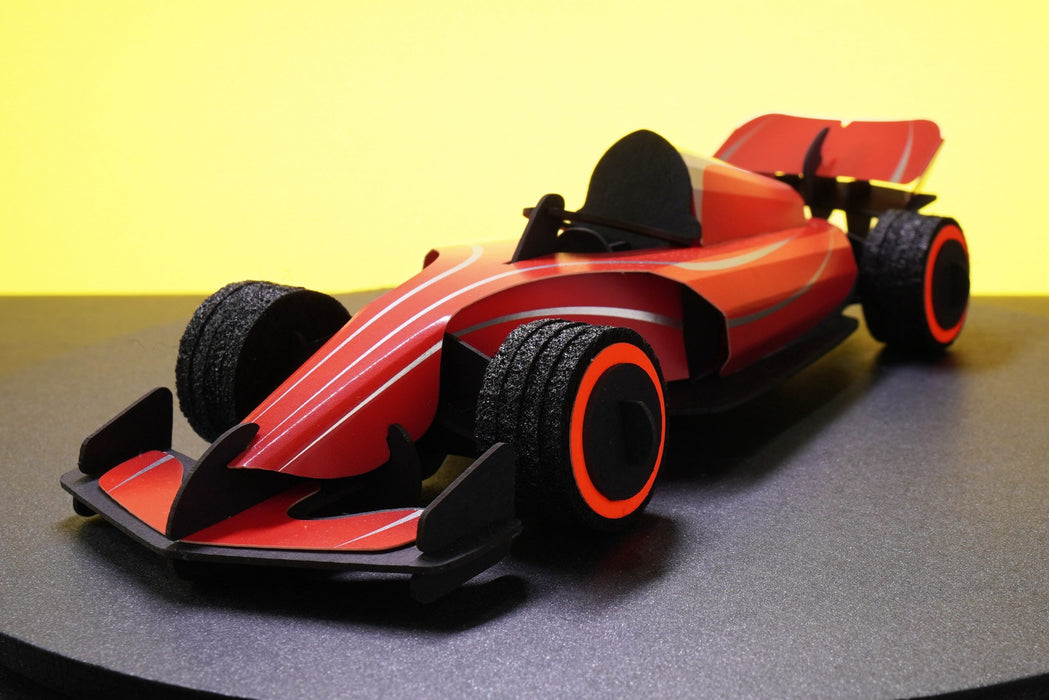 Assembli Race Car red hot front zoom