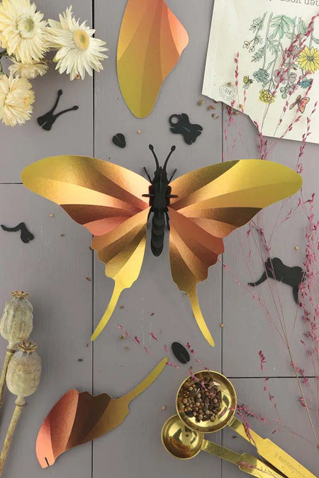 Paper Swordtail Butterfly - Papier Plume