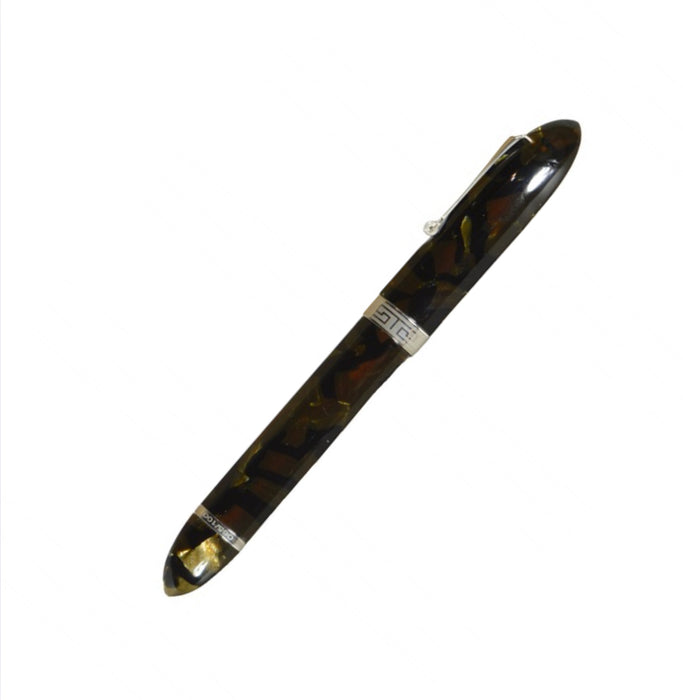 Armando Simoni Club - Triangolo - Green Saft Celluloid Rhodium - Papier Plume