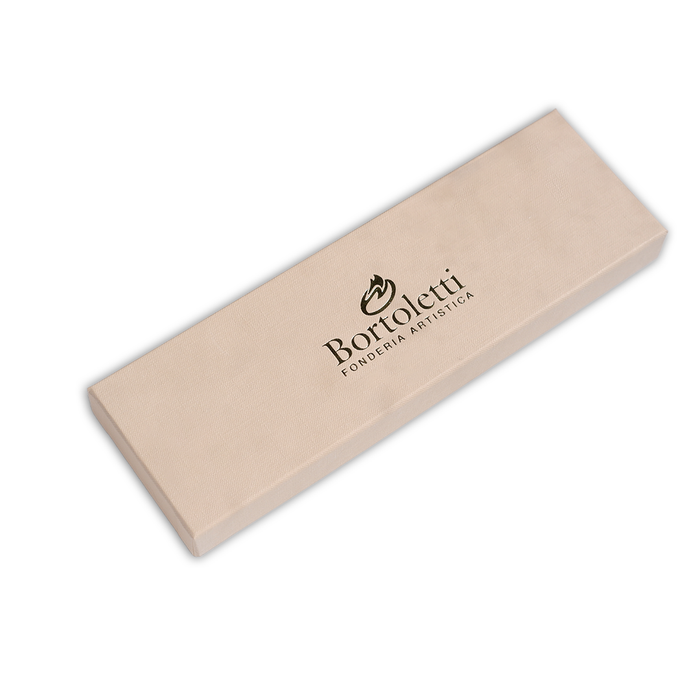 Bortoletti wood and bronze dip calligraphy pen set with ink bottle and nibs for elegant handwriting and artistic calligraphy.