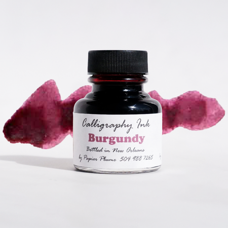 Bottled Calligraphy Inks - Burgundy - Papier Plume