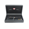 Aurora  Optima - Black Fountain Pen - Gold Trim - Papier Plume
