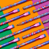 Set of 12 Blackwing pencils featuring Frida Kahlo artwork, artist-themed black pencils with colorful designs and branding.