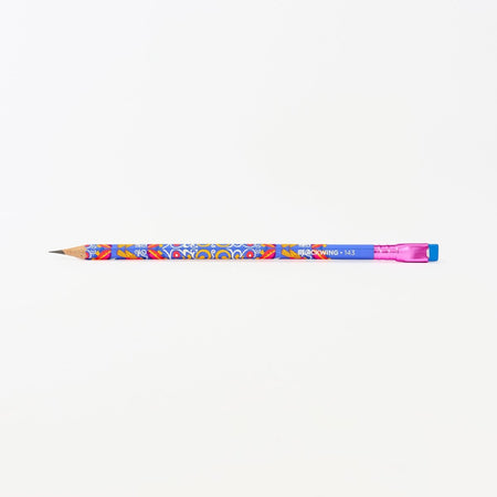 Set of 12 Blackwing Frida Kahlo pencils featuring vibrant, artistic designs inspired by the iconic Mexican painter.
