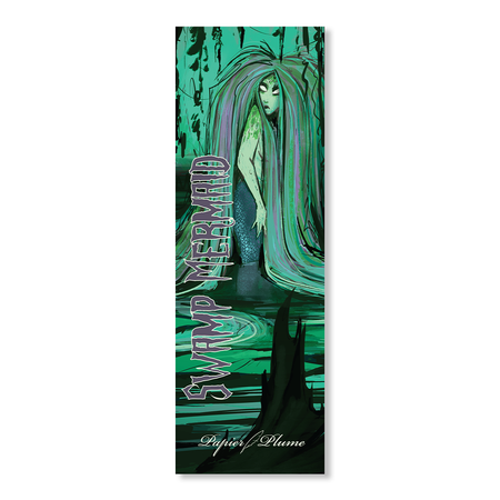Papier Plume Swamp Mermaid Shimmer fountain pen ink bottle with shimmering green ink