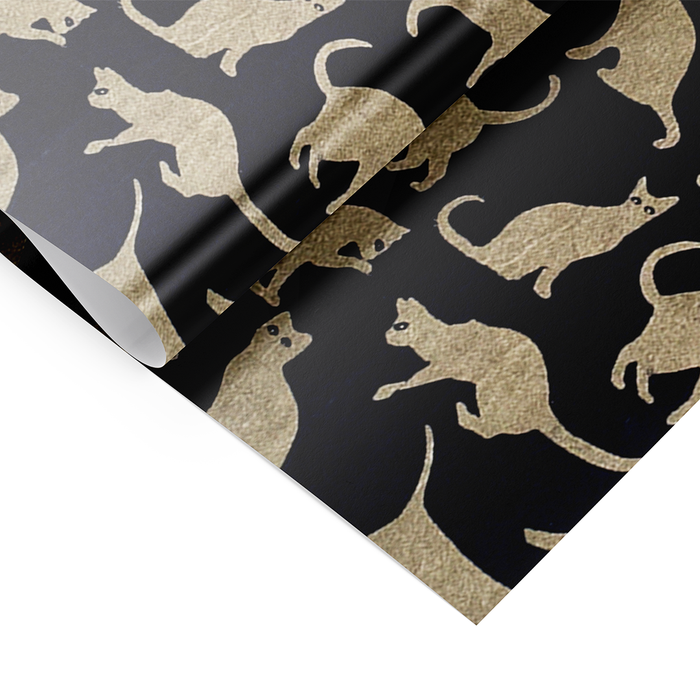 Giftsland - Cat - Wrapping Paper - Papier Plume