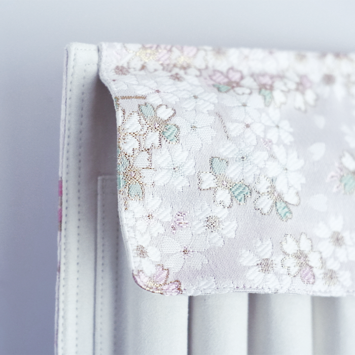Iridescent Cathay Bloom pen case with a shimmering, colorful floral design, made of durable material for storing pens and stationery.